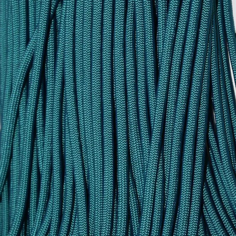550 Paracord Teal Blue Made in the USA Nylon/Nylon - Paracord Galaxy