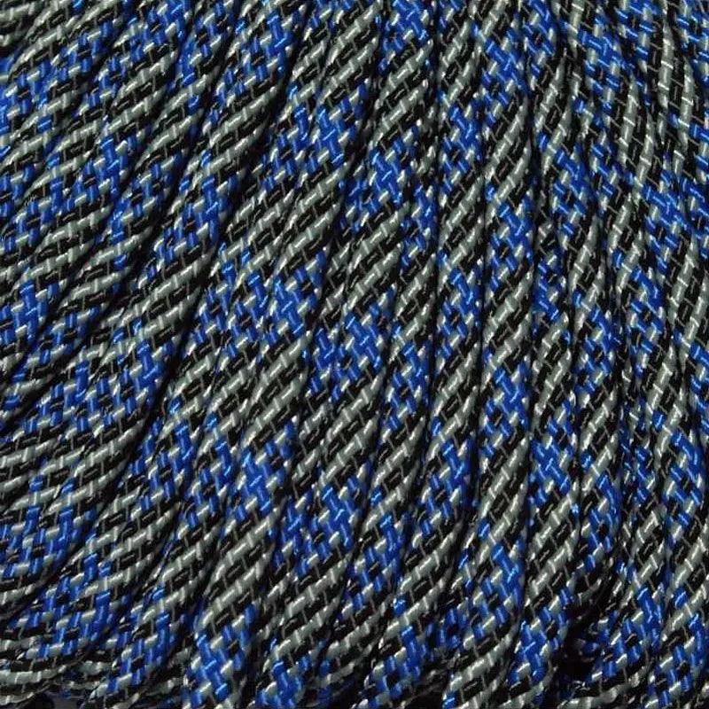 550 Paracord Thin Blue Line Made in the USA Polyester/Nylon - Paracord Galaxy