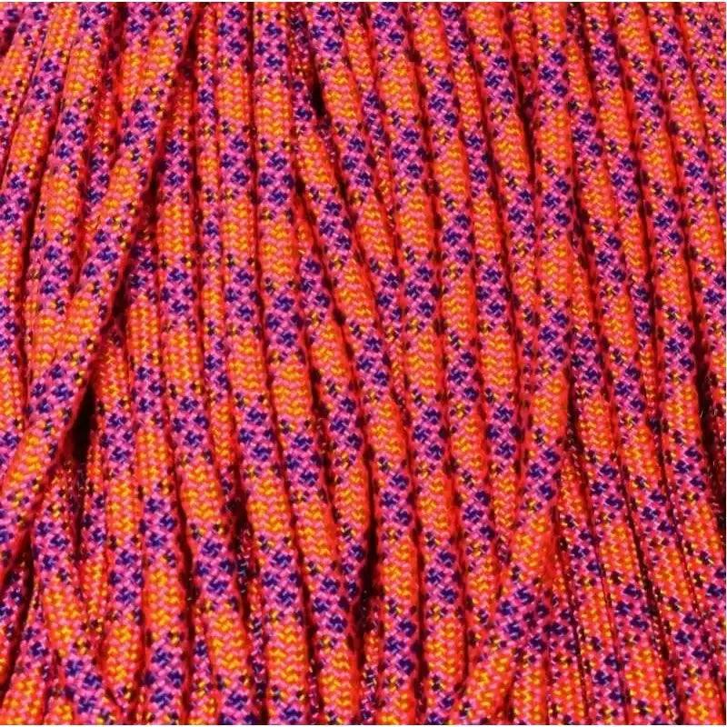550 Paracord Tropical Sunset Made in the USA Nylon/Nylon (100 FT.) - Paracord Galaxy
