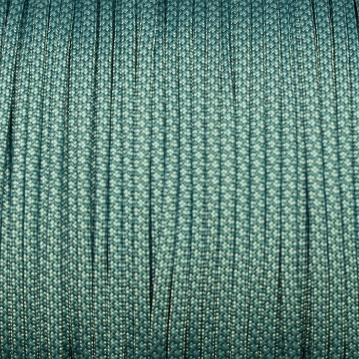 550 Paracord Turquoise with Teal Diamonds Made in the USA Nylon/Nylon (1000 FT.) - Paracord Galaxy