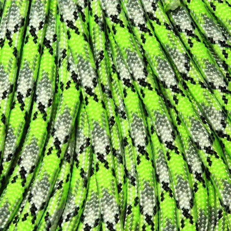550 Paracord Zombie Bio Sludge Made in the USA Polyester/Nylon (100 FT.) - Paracord Galaxy