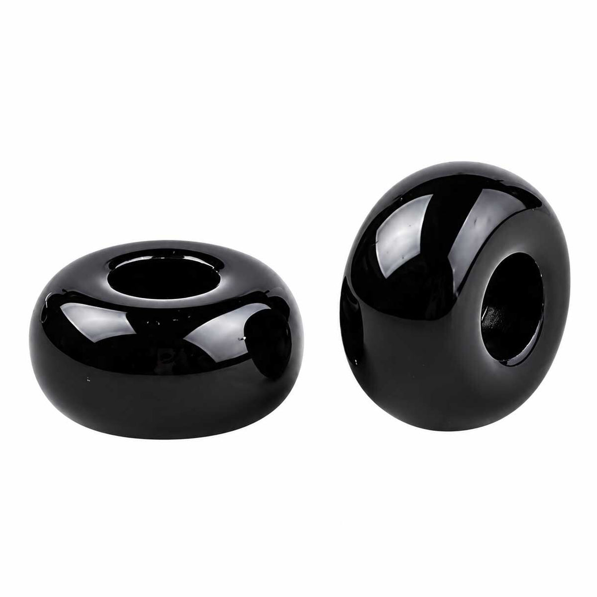 675 Pcs. Opaque Acrylic Black Bead/Charm (1 Set) 280-