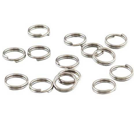6 mm 304 Stainless Steel Split/Jump Rings 6x1.4 mm