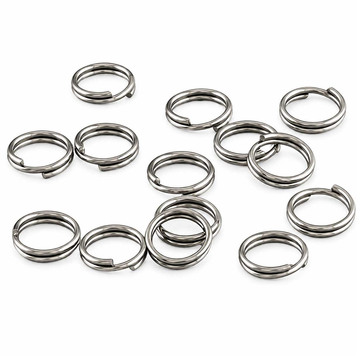 6 mm 304 Stainless Steel Split/Jump Rings 6x1.4 mm 280-