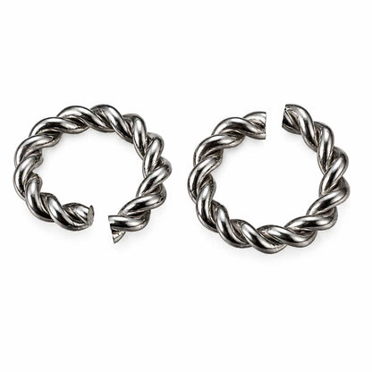 7.5 mm 304 Stainless Steel Open Twisted Jump Rings (25 Pack) 280-