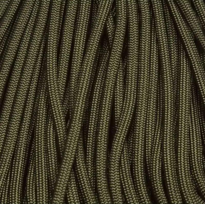 750 Paracord Olive Drab (OD) Made in the USA (100 FT.)  163- nylon/nylon paracord