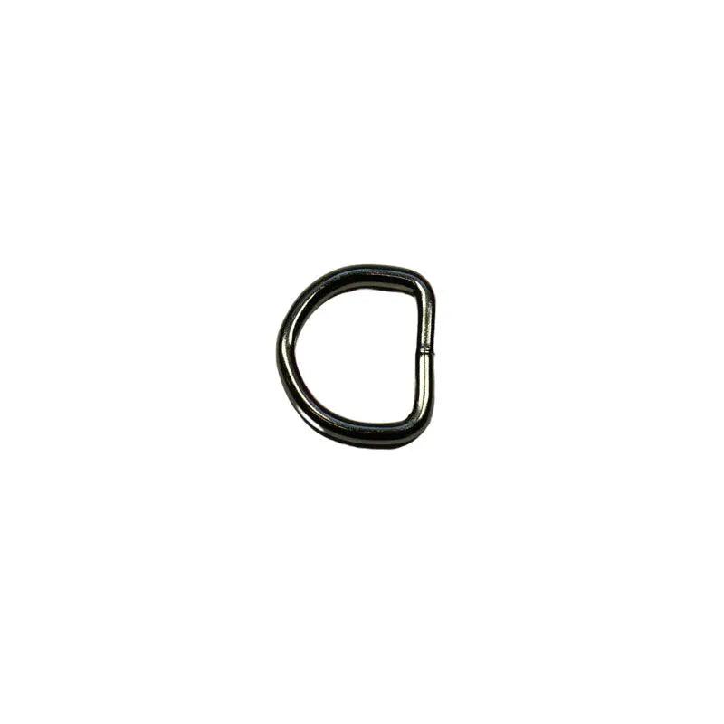 7/8 Inch Welded Steel D Ring (10 Pack) - Paracord Galaxy