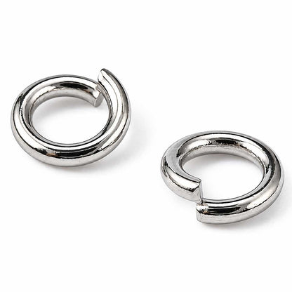 7 mm 304 Stainless Steel Open Jump Rings 280-