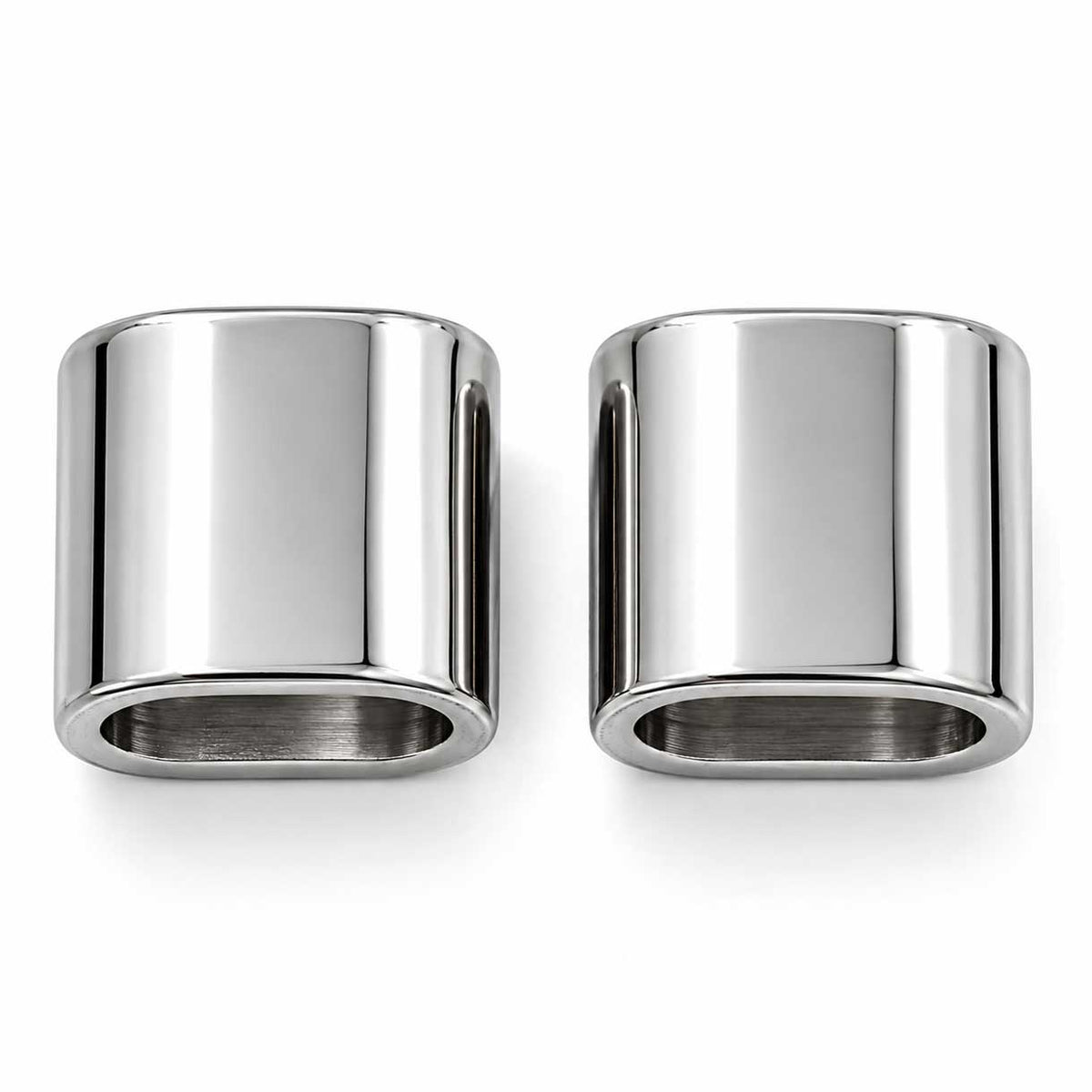 7x4 mm Rectangle/Oval 304 Stainless Steel Spacer Beads (10 Pack) 280-