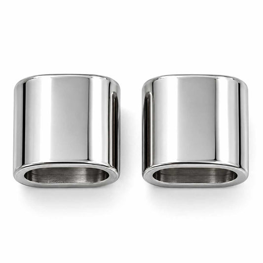 7x4 mm Rectangle/Oval 304 Stainless Steel Spacer Beads (10 Pack) 280-