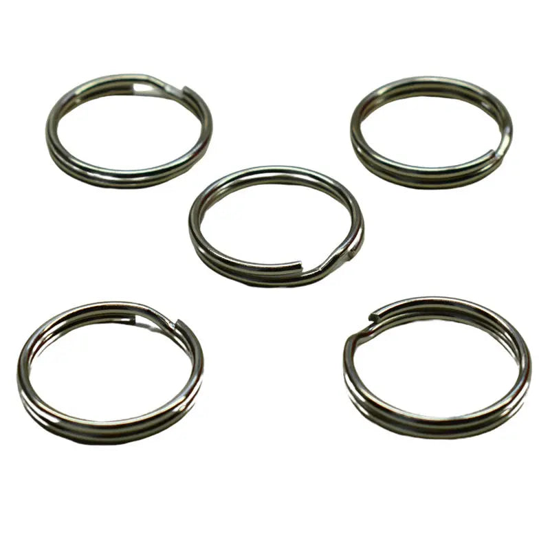Split Ring Rounded 1 1/8 Inch Outside Dimension Stainless Steel  (5 Pack)  paracordwholesale