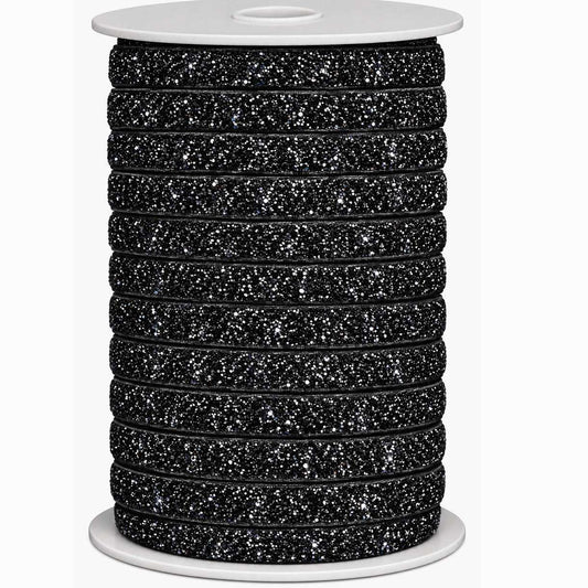 9.75 mm Gray Glitter Sparkle Ribbon 50 yd (45.5 m) 280-