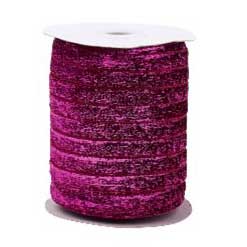 9.75mm Deep Pink Glitter Sparkle Ribbon 50yd (45.5m)