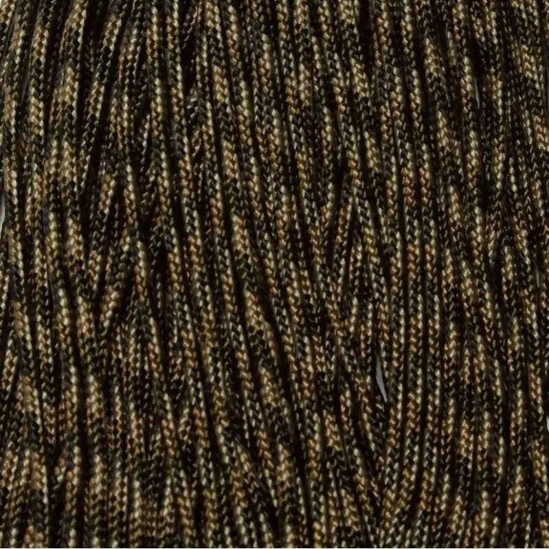 95 Paracord (Type 1) Camo Brown Made in the USA  (100 FT.)  163- nylon/nylon paracord