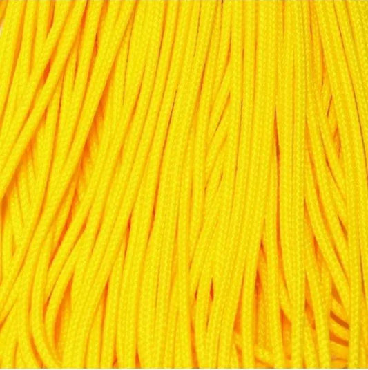 95 Paracord (Type 1) Canary Yellow Made in the USA  (100 FT.)  163- nylon/nylon paracord