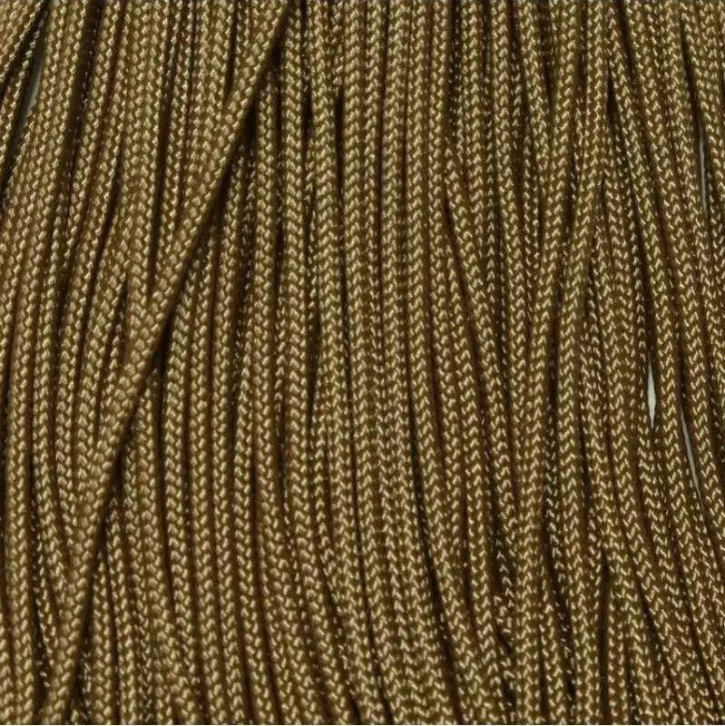 95 Paracord (Type 1) Coyote Made in the USA  (100 FT.)  163- nylon/nylon paracord