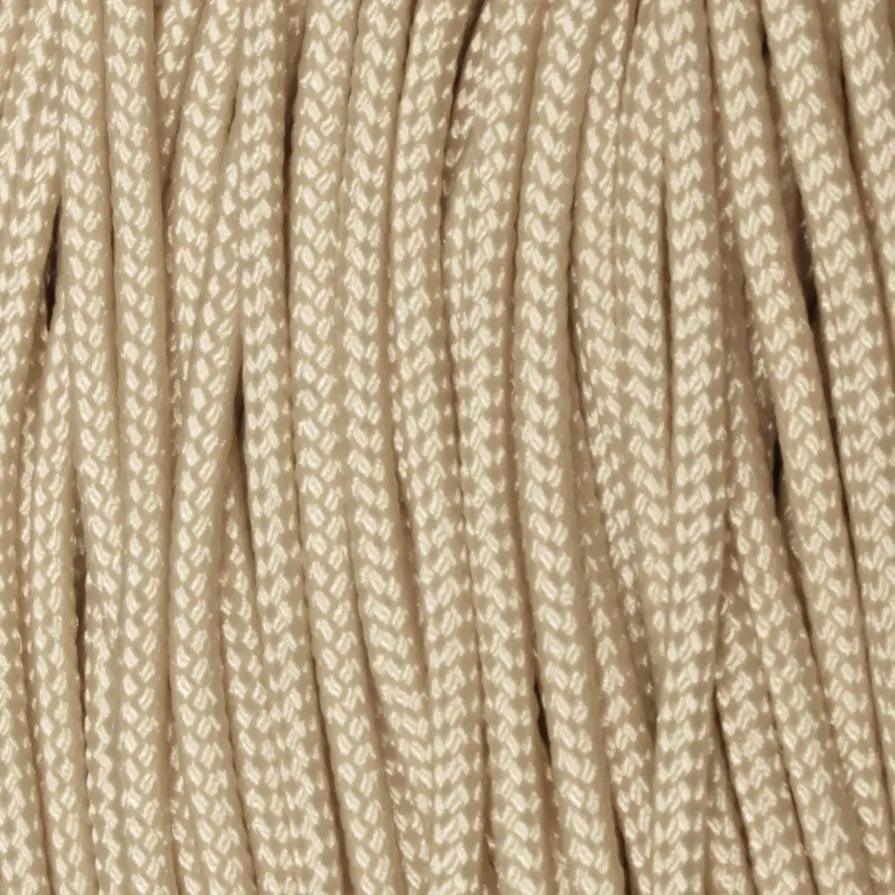 95 Paracord (Type 1) Cream Made in the USA  (100 FT.)  163- nylon/nylon paracord