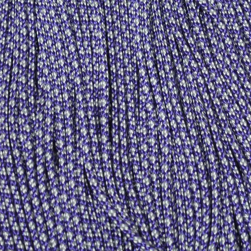 95 Paracord (Type 1) Diamonds Acid Purple with Silver Made in the USA  (100 FT.)  163- nylon/nylon paracord