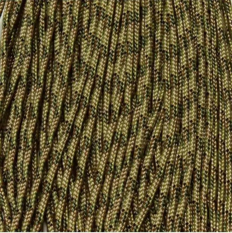 95 Paracord (Type 1) Multicam / Multi Camo  Made in the USA  (100 FT.)  163- nylon/nylon paracord