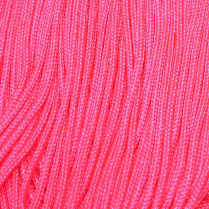 95 Paracord (Type 1) Neon Pink Made in the USA (100 FT.)  163- nylon/nylon paracord