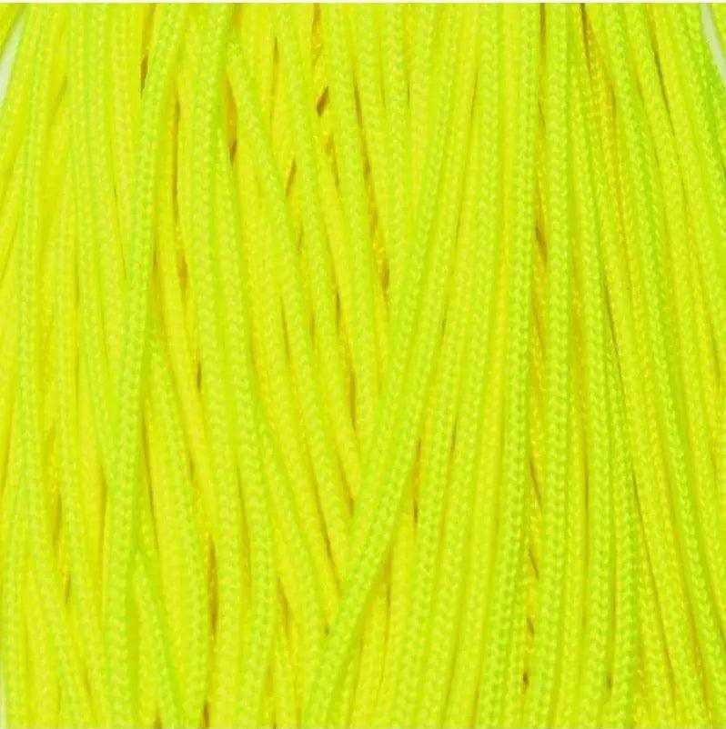 95 Paracord (Type 1) Neon Yellow Made in the USA (100 FT.)  163- nylon/nylon paracord