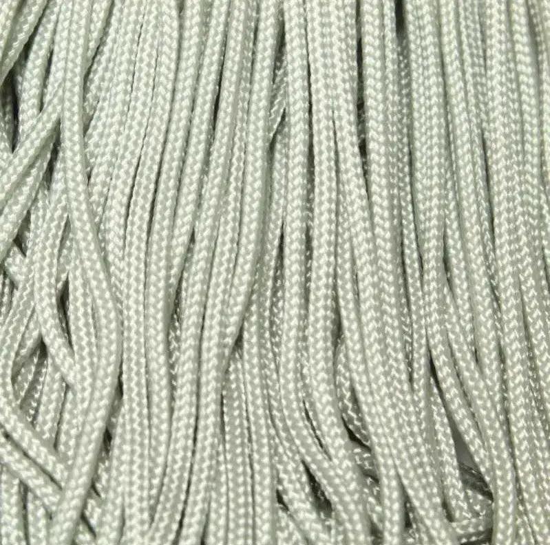 95 Paracord (Type 1) Silver Gray / Grey Made in the USA (100 FT.)  163- nylon/nylon paracord