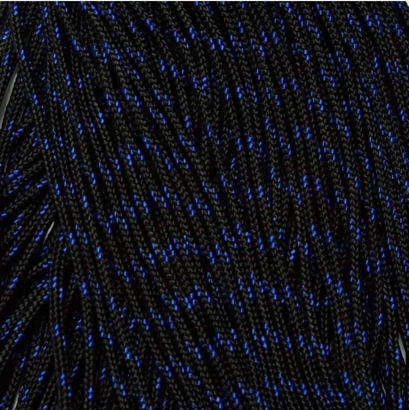 95 Paracord (Type 1) Thin Blue Line Made in the USA  (100 FT.)  163- nylon/nylon paracord