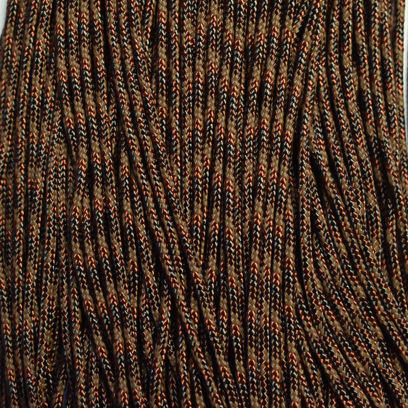 95 Paracord Type 1 Brown Blend Made in the USA Nylon/Nylon(100 FT.) - Paracord Galaxy