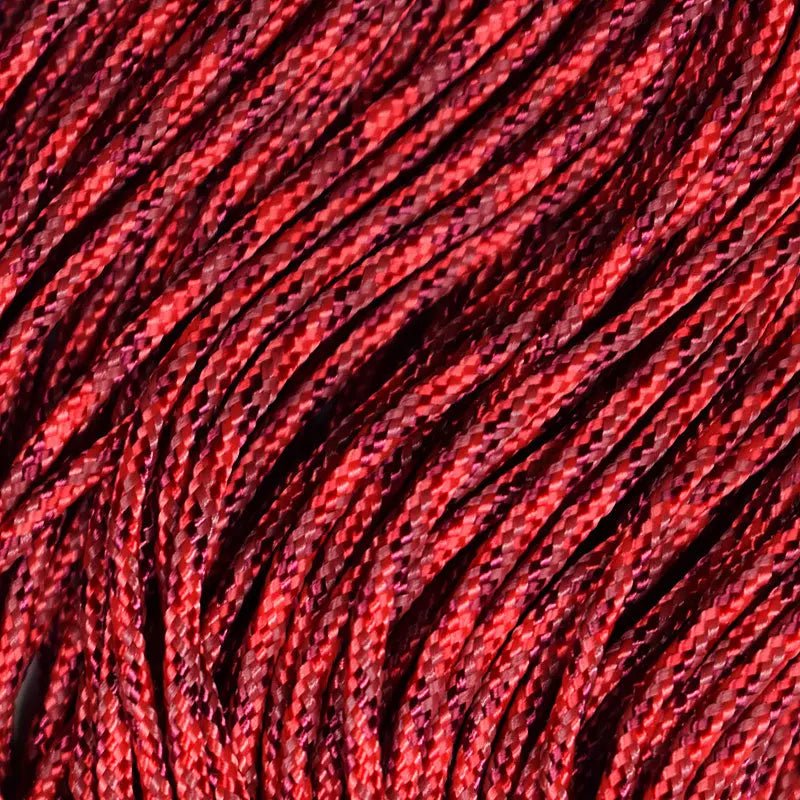 95 Paracord Type 1 Red Blend Made in the USA Nylon/Nylon (100 FT.) - Paracord Galaxy