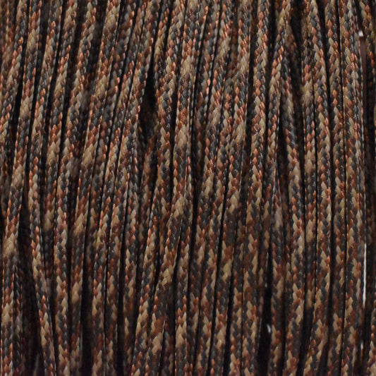 95 Paracord Type 1 Brown Blend Made in the USA Nylon/Nylon (100 ft)