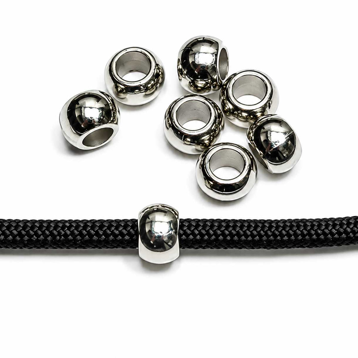 Acrylic Silver Bead (25 Pack)