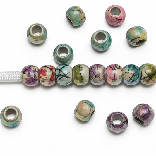 Acrylic Spacer Bead Random Colors (10 Pack) 280-