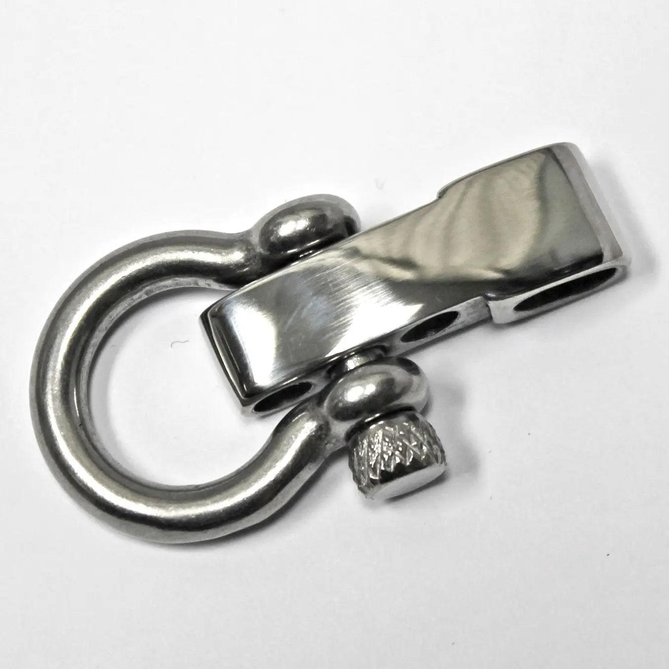 Adjustable Large Stainless Steel Bow Shackle (1 Pack)  paracordwholesale