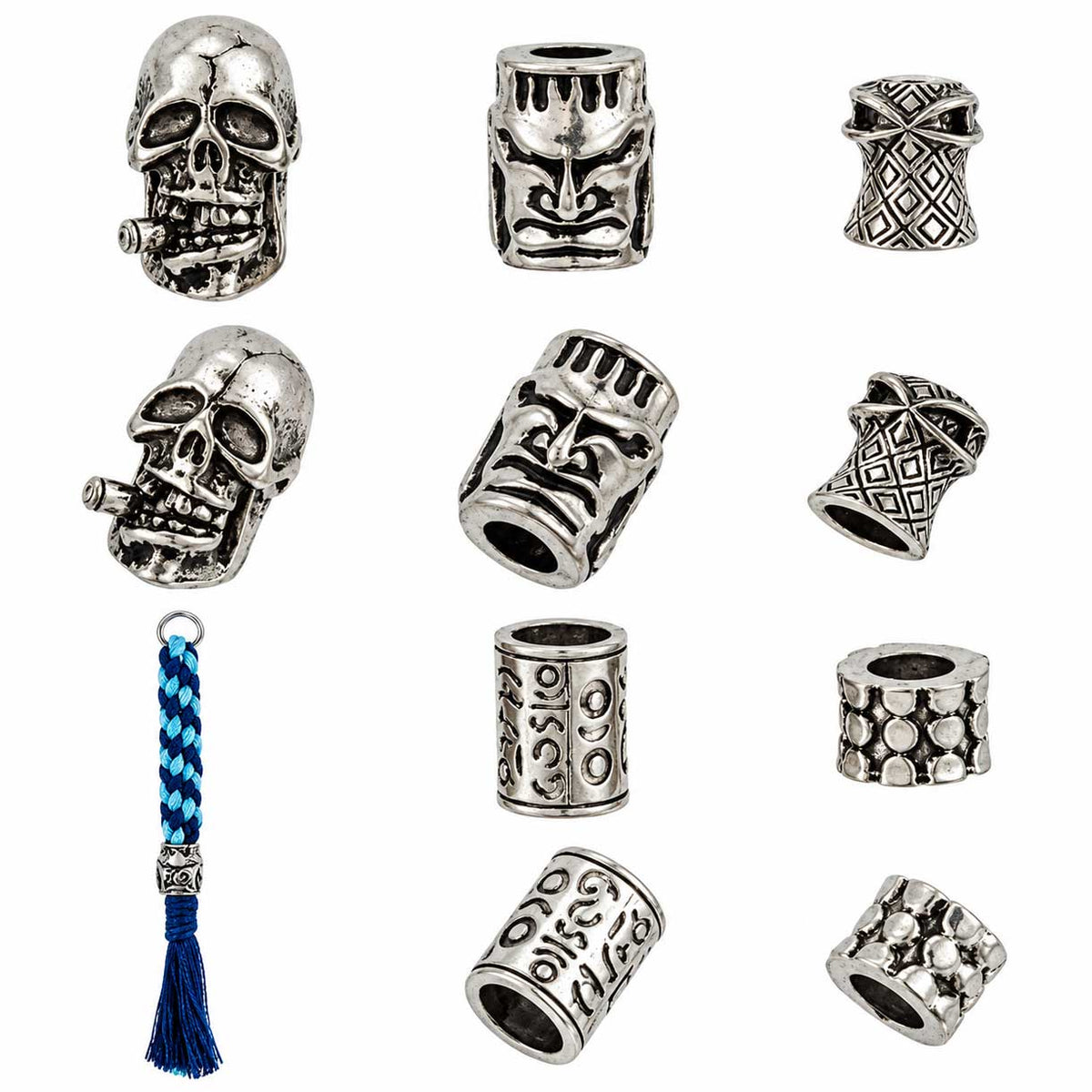 Alloy 10 pcs 2 each of 5 Styles Bead/Charm (1 Pack) 280-