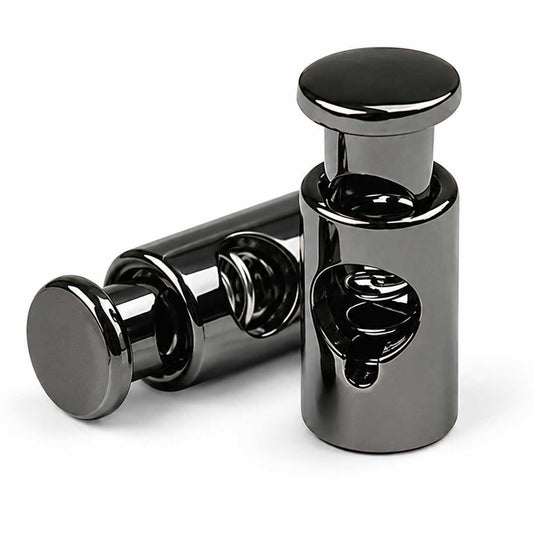 Alloy Gunmetal Cord Lock/Stop 5 mm Hole (10 Pack) 280-