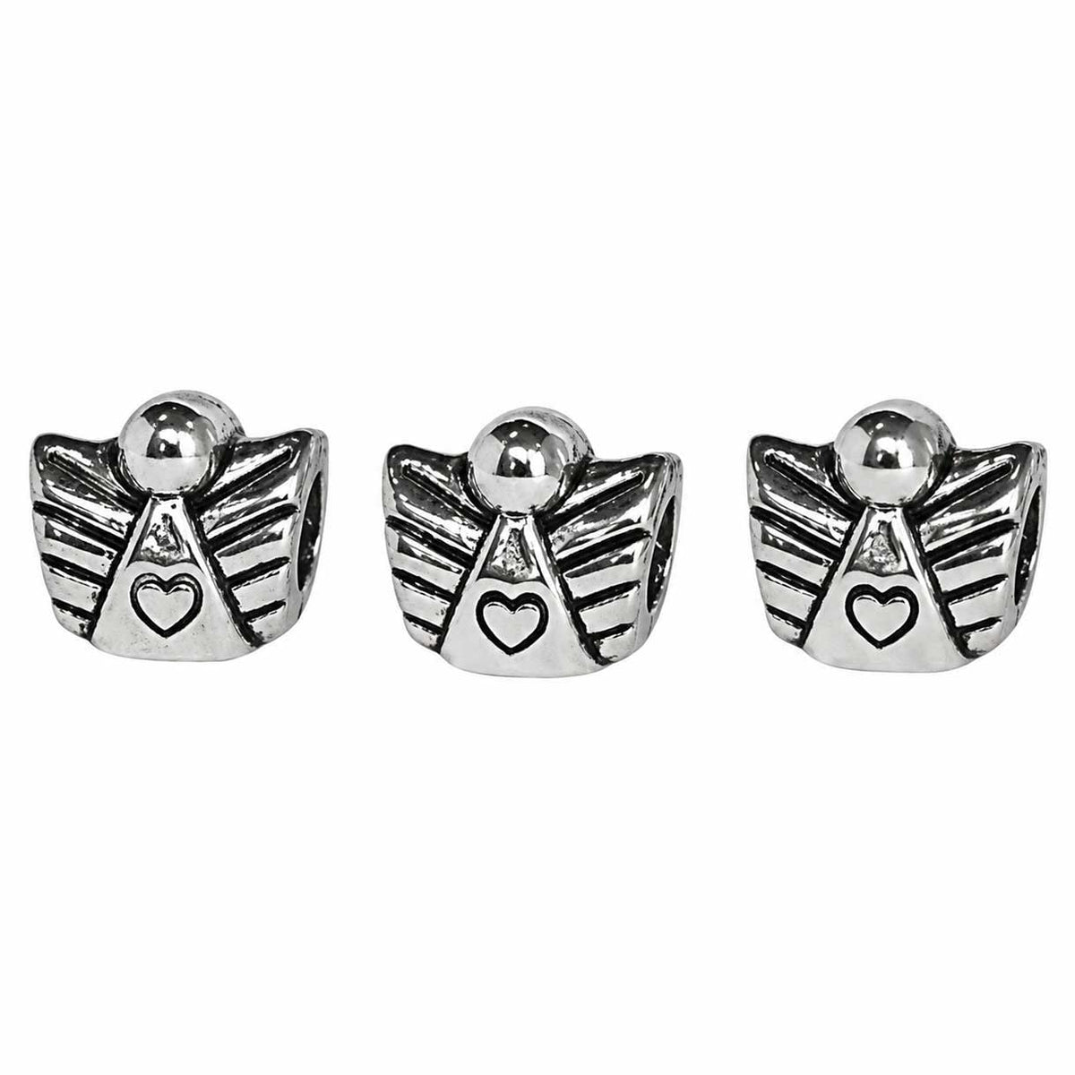 Angel Heart Bead (10 pack) China