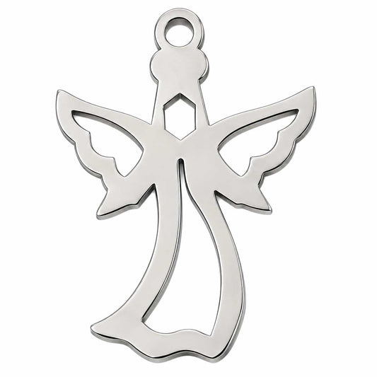 Angel Swaying 201 Stainless Steel Pendant/Charm (10 Pack) 280-