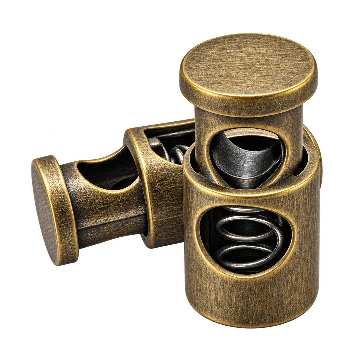Antique Bronze Alloy Cord Lock/Stop (1 Pack)