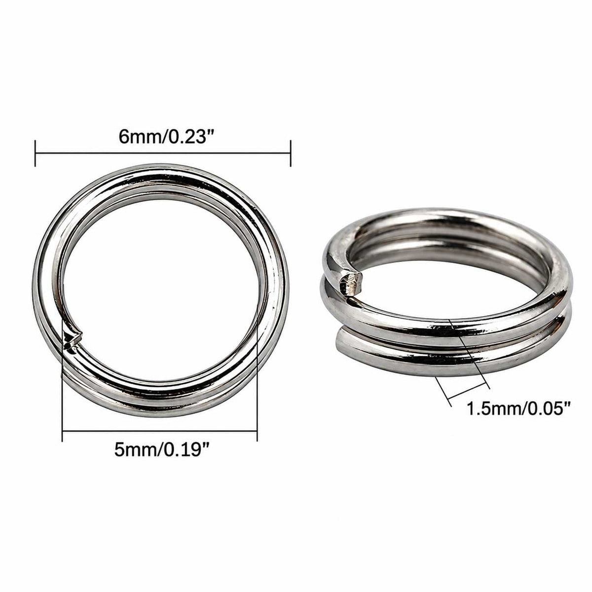 Antique Bronze Double Loop Split / Jump Rings (25 Pack) Discounts Available 280-