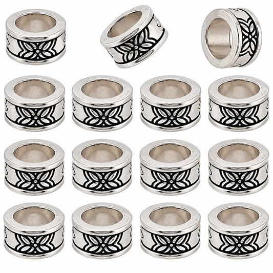 Antique Silver Buttery Fly/Flower Alloy Bead/Charm (25 Pack) 280-