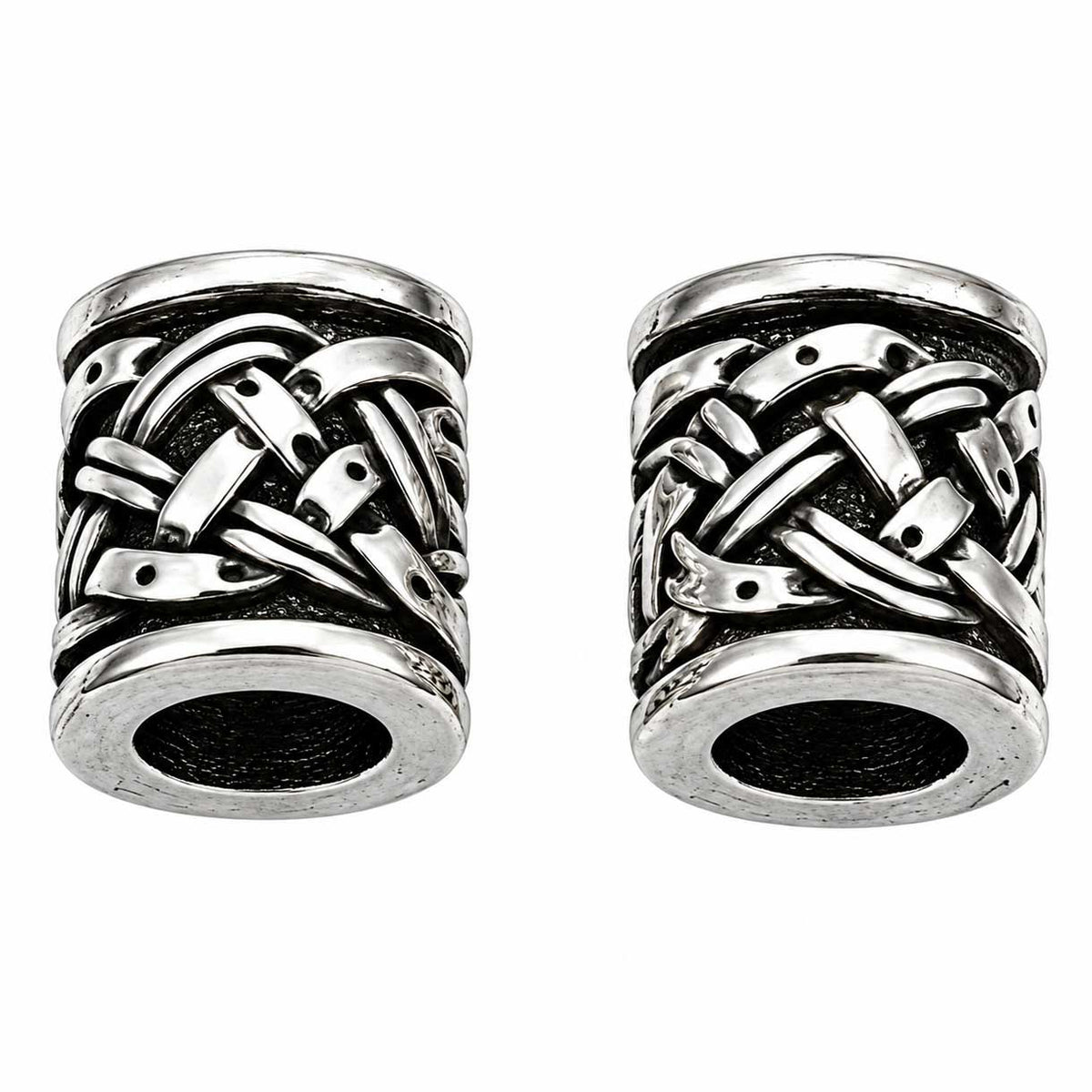 Antique Silver Column Alloy Bead/Charm (10 Pack) 280-
