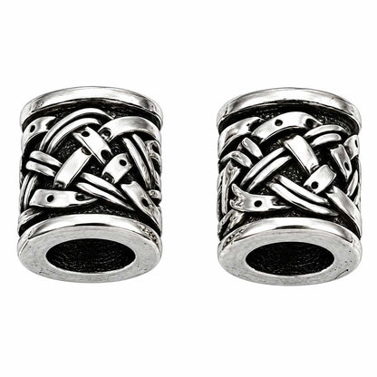 Antique Silver Column Alloy Bead/Charm (10 Pack) 280-