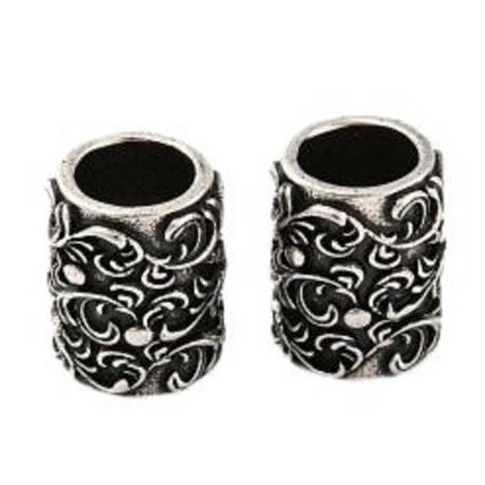 Antique Silver Eco-Friendly Brass Bead/Charm (2 pack)