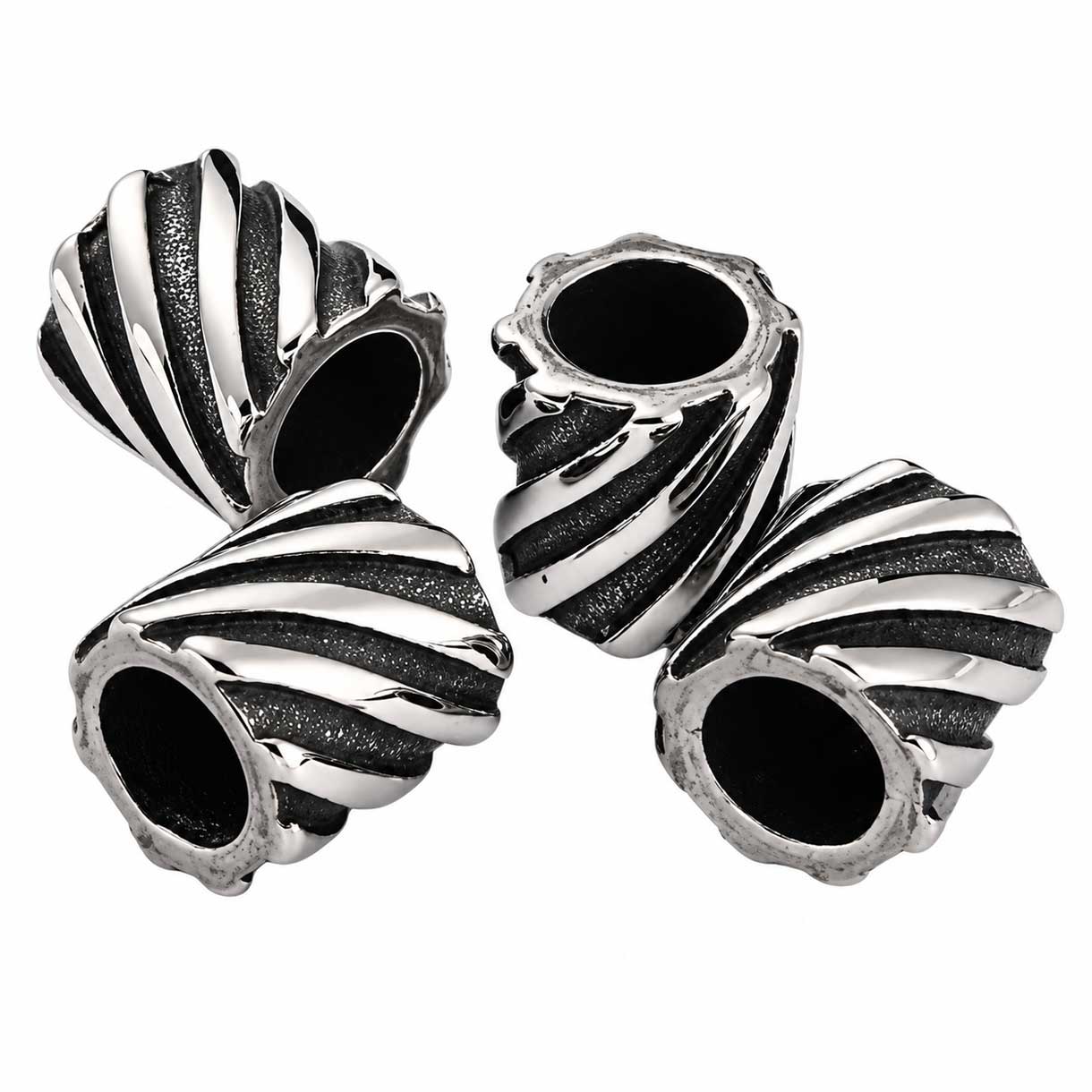 Antique Silver Geared Metal Beads 304 Stainless Steel
