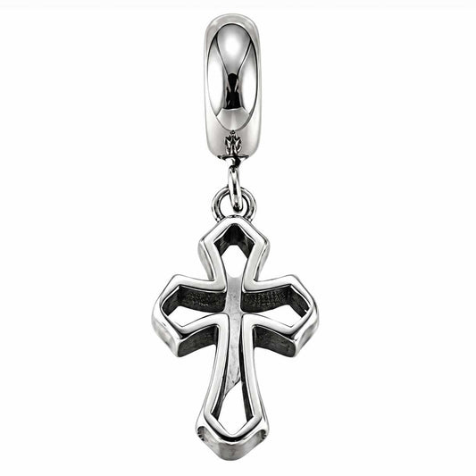 Antique Silver Hollow Stylish Cross Pendant (1 Pack) 280-