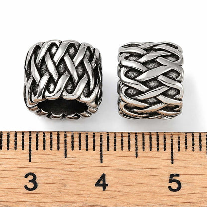 Antique Silver Paw Print 304 Stainless Steel Bead/Charm