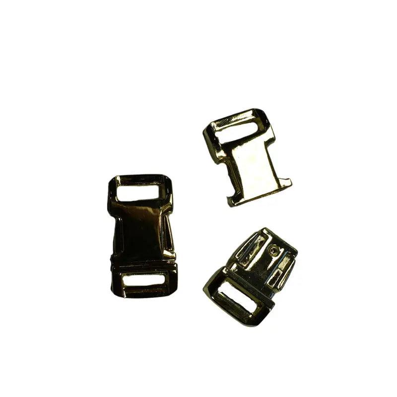 BZ 1/2 Inch Gold Colored Side Release Buckle (1 Pack)  paracordwholesale