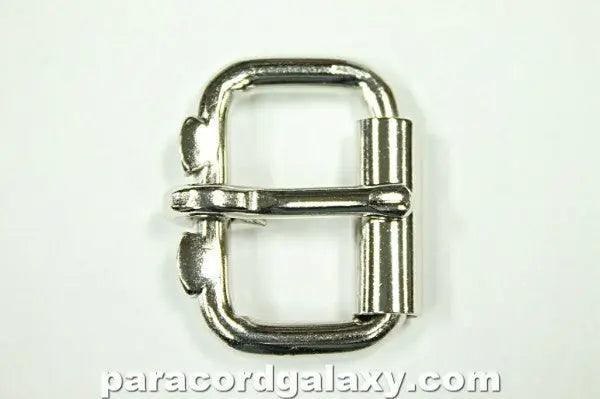 BZ 1 Inch Heavy Nickel Plated Steel Duty Roller Belt Buckle (1 Pack)  paracordwholesale