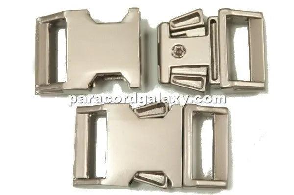 BZ 5/8 Inch Satin Plated Zinc Side Release Buckle (1 Pack)  paracordwholesale