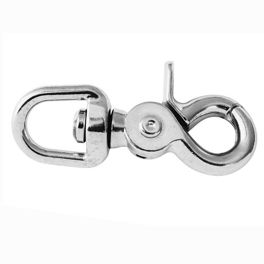 BZ 2 1/2" Heavy Trigger Snap Hook 3/8" Round Swivel (1 Pack)